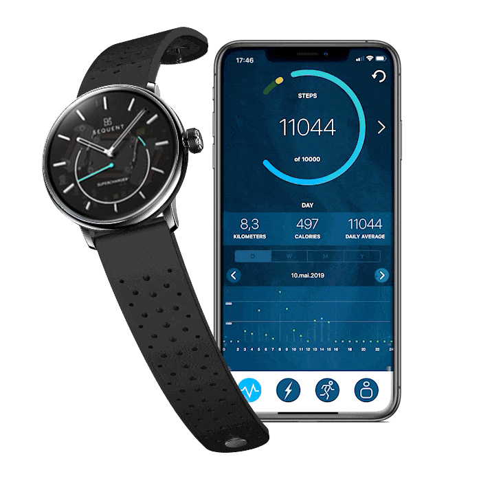 Кинетические умные часы. Sequent SuperCharger 2 Premium Collection